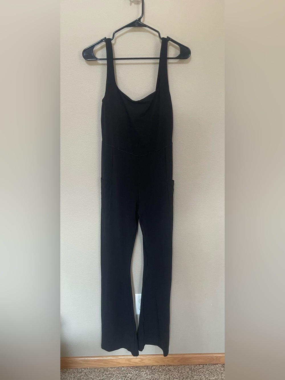Aerie Offline Size L Women’s Black Sleeveless Jumpsuit - Picture 2 of 7